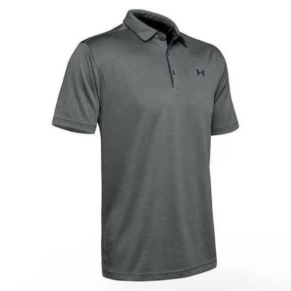 Men’s gray Under Armour Polo Xl - Picture 2 of 6